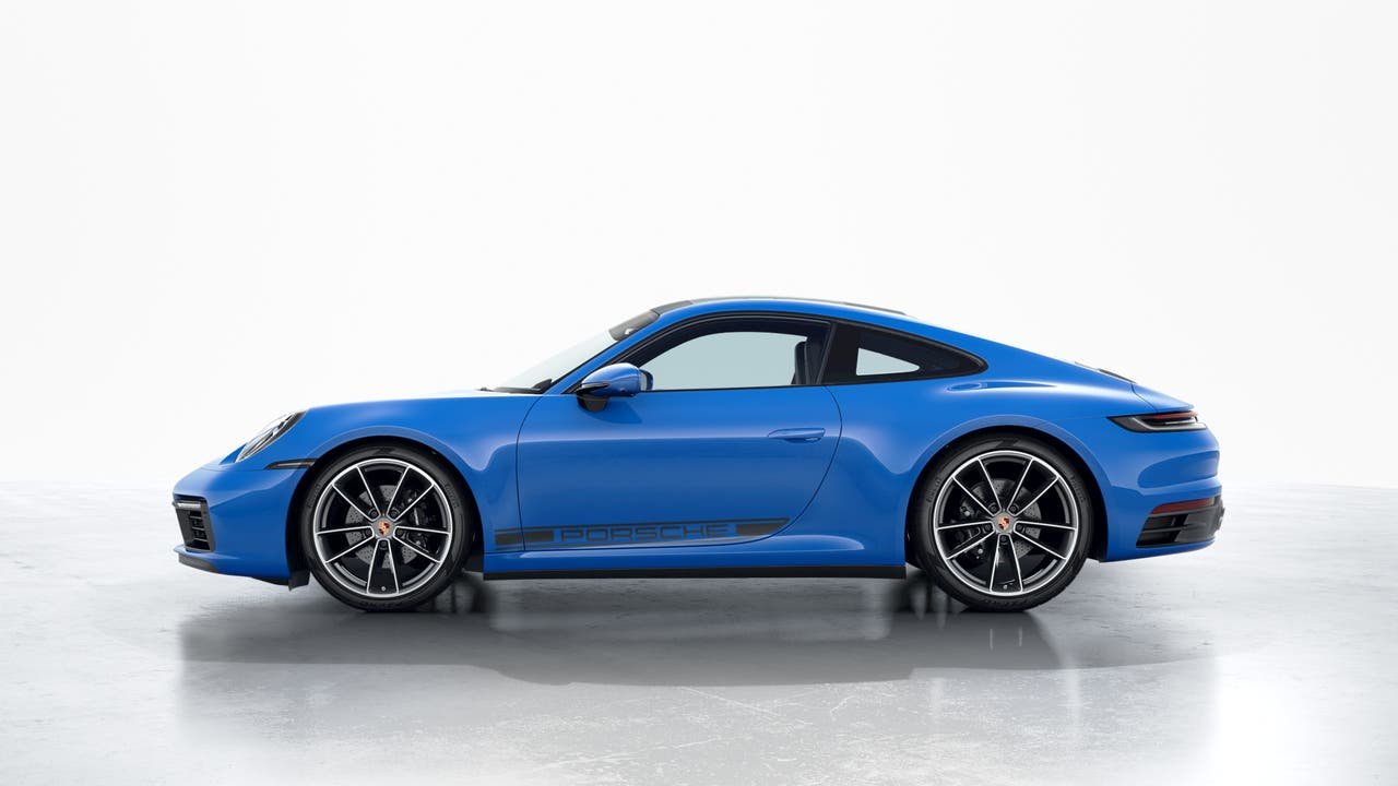 Certified Used 2022 Shark Blue Porsche Carrera image 2
