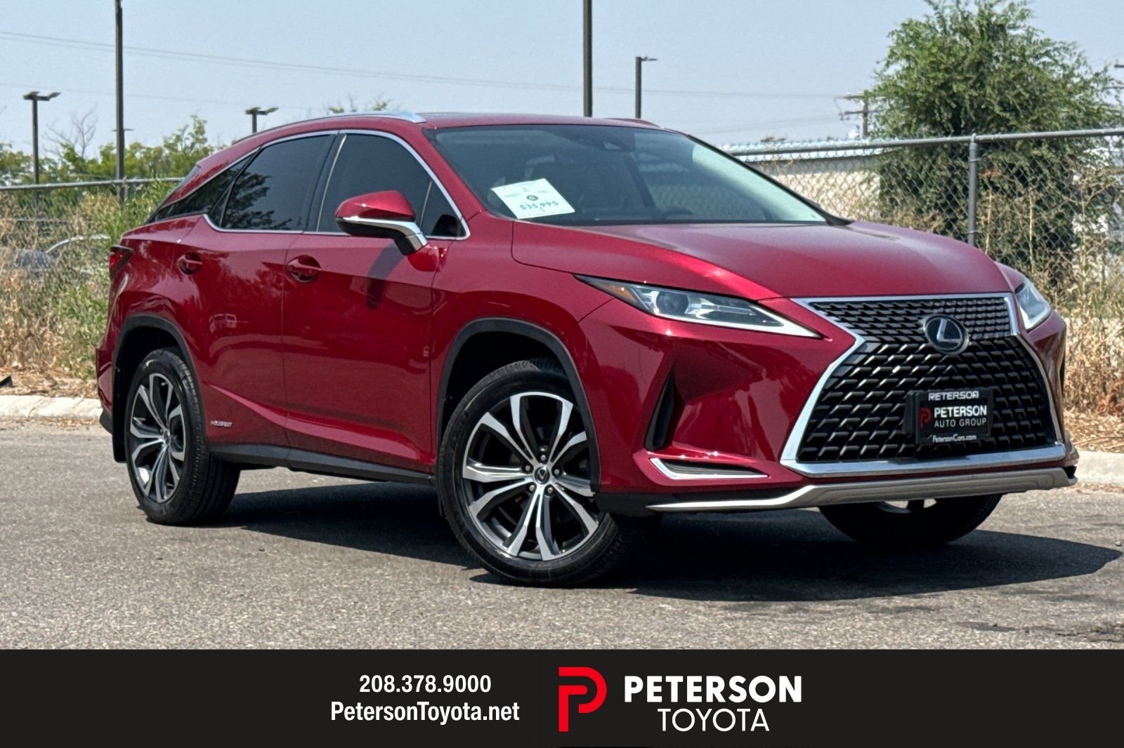 Used 2020 Red Lexus 450h image 1