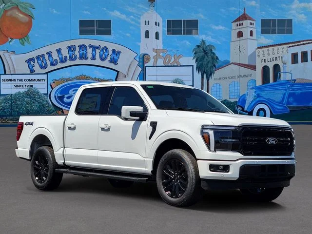 New 2026 Star White Metallic Tri-Coat Ford Lariat image 2