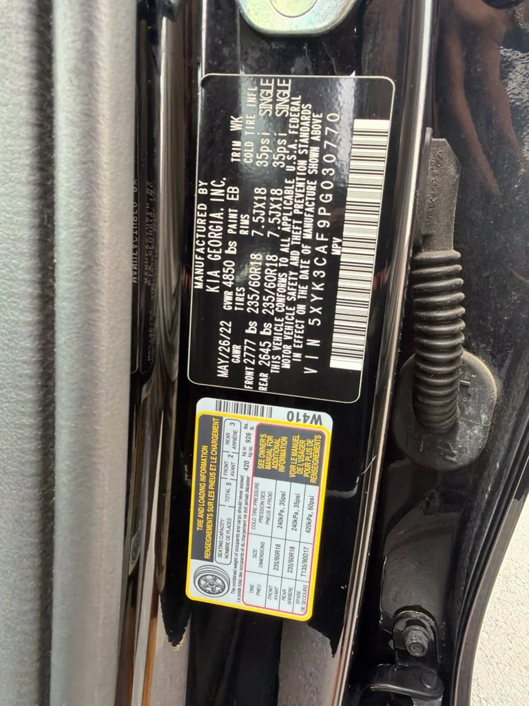 Certified Used 2023 Ebony Black Kia EX image 55