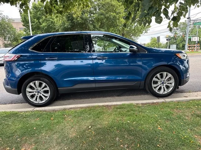 Used 2020 Blue Ford Titanium image 8