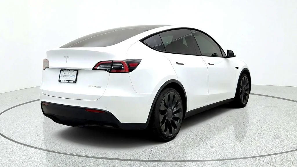 Used 2022 Pearl White Multi-Coat Tesla Performance AWD image 5