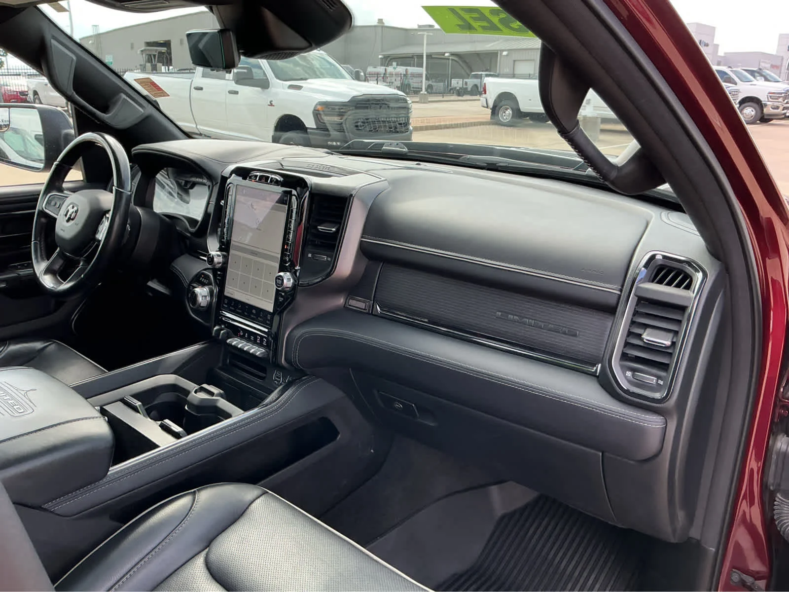Used 2022 Delmonico Red Pearlcoat Ram Limited image 23