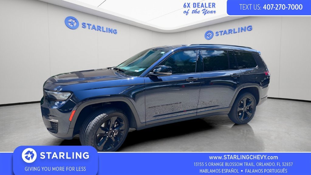 Used 2024 Blue Jeep Limited 4x4 image 1