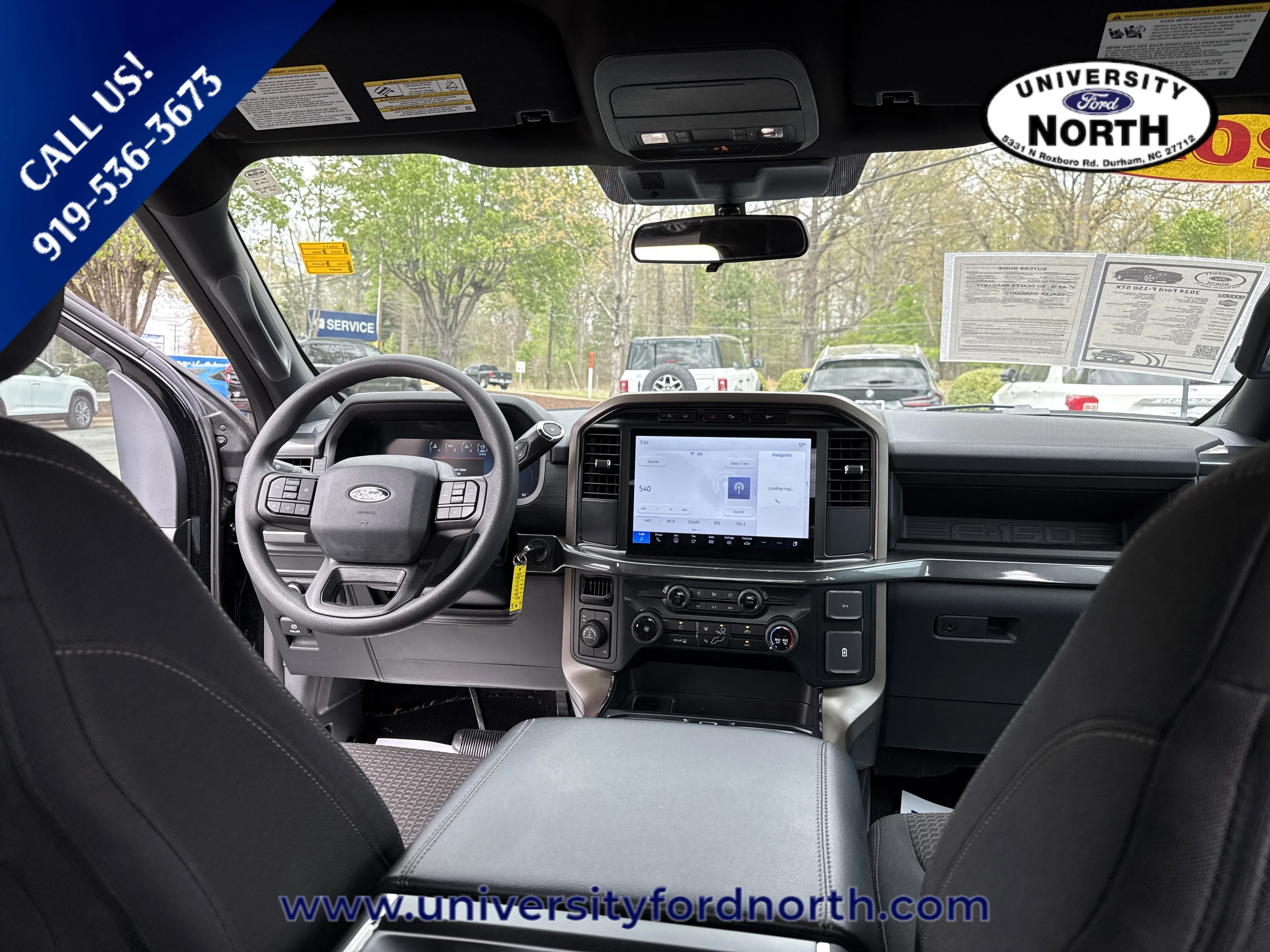 Used 2024 Agate Black Metallic Ford STX image 45
