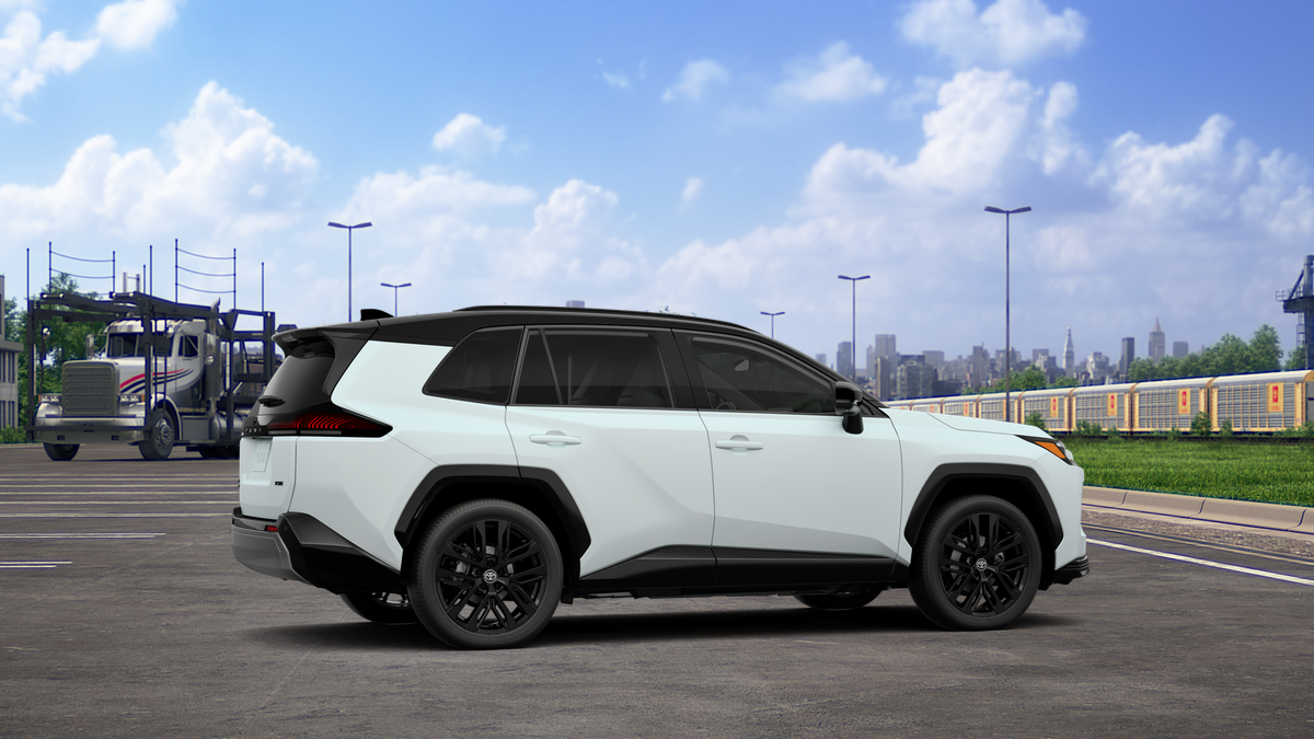 New 2026 Wind Chill Pearl with Midnight Black Metallic roof Toyota XSE image 11
