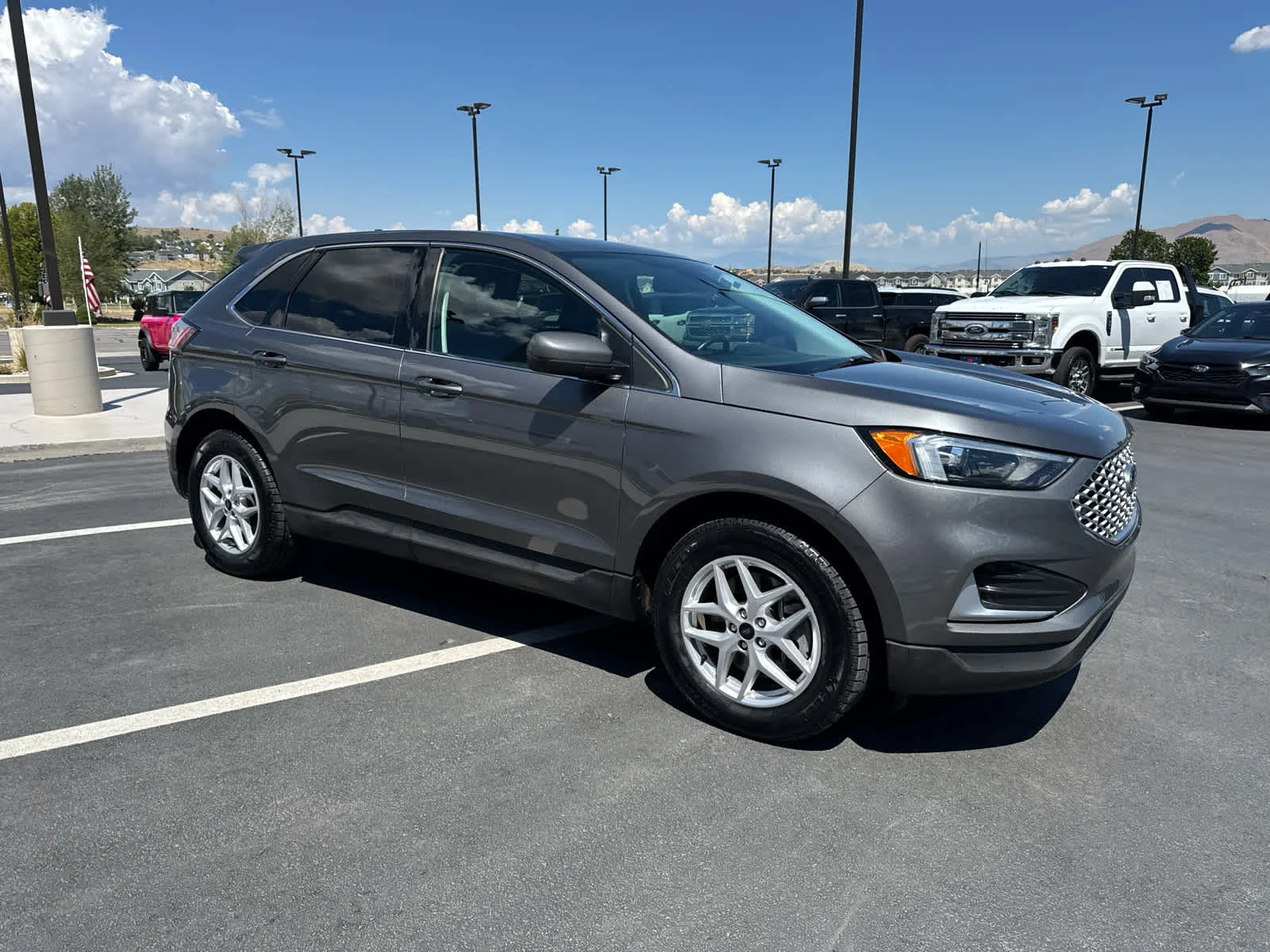 Certified Used 2024 Light Blue Clearcoat Metallic Ford SEL image 4