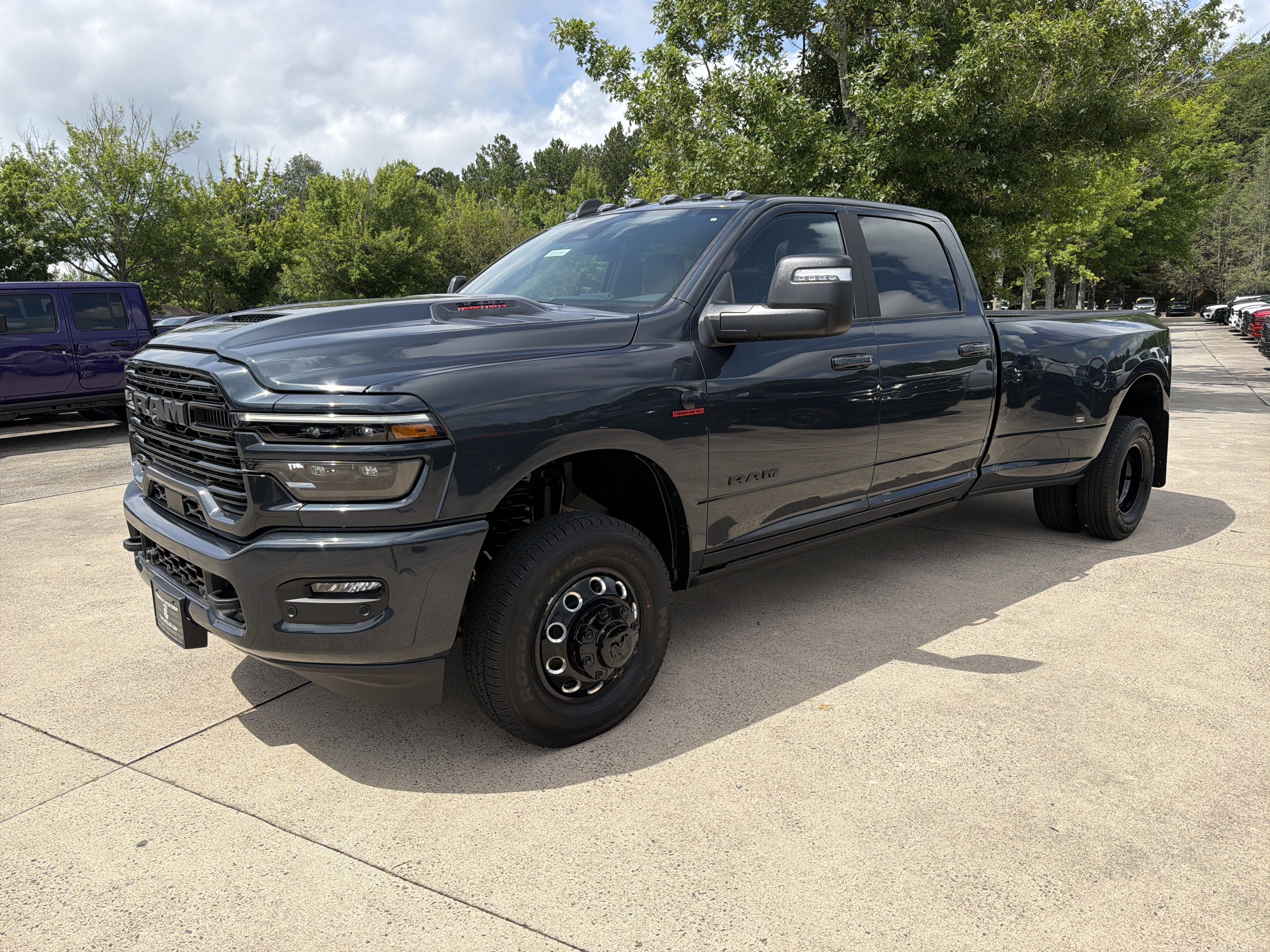 New 2026 Forged Blue Metallic Exterior Paint RAM Laramie image 3