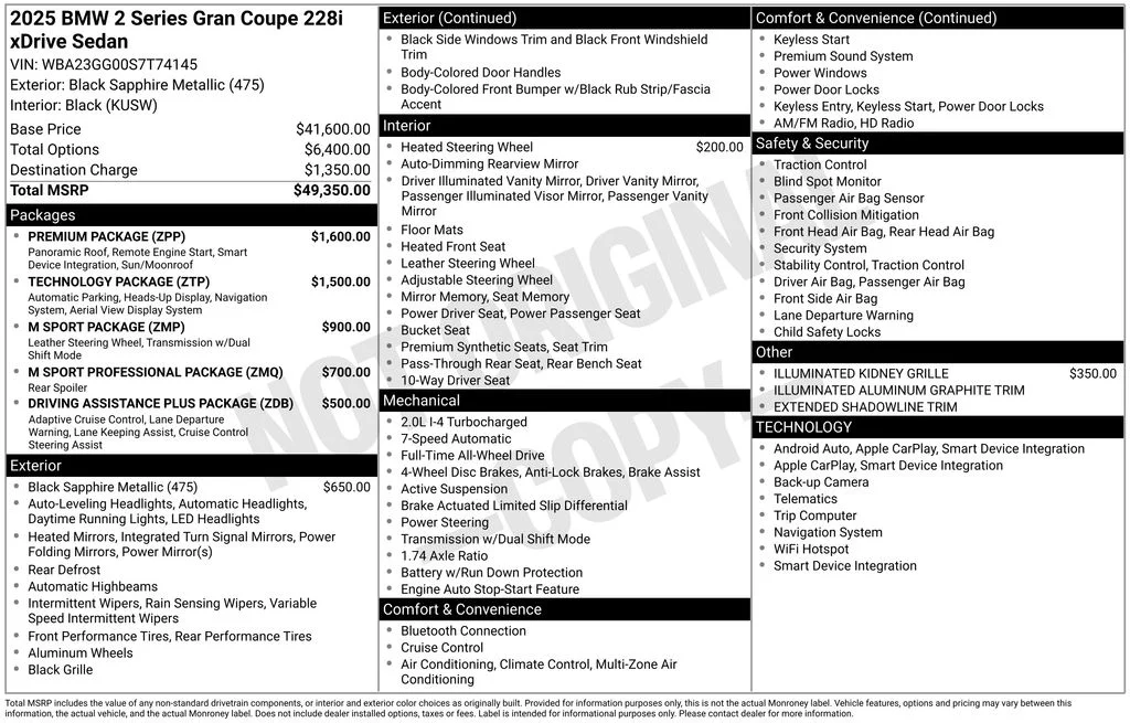 2025 BMW 2 Series 228 - Photo 2