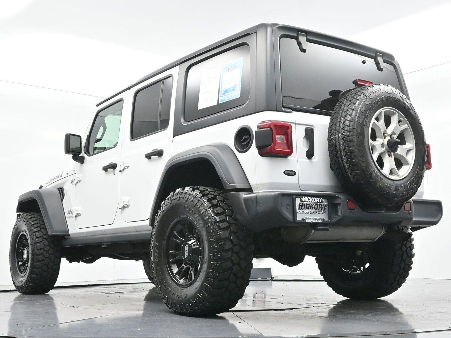 Used 2021 Bright White Clearcoat Jeep Unlimited Islander image 47