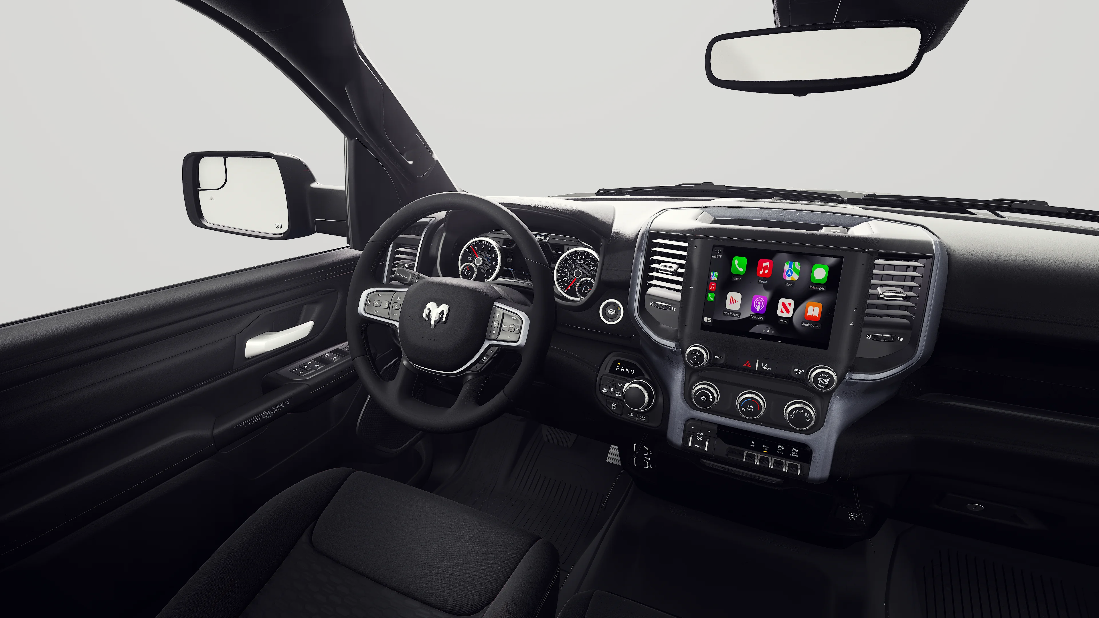 New 2027 Diamond Black Crystal Pearl-Coat Exterior Paint RAM  image 8