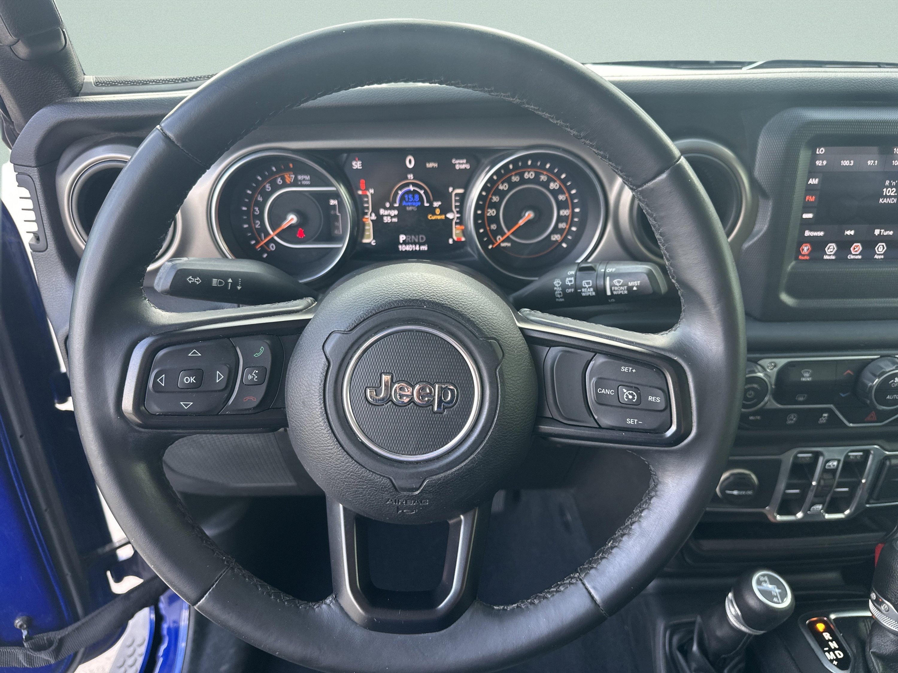 Used 2018 Ocean Blue Metallic Clearcoat Jeep Unlimited Sport S image 17
