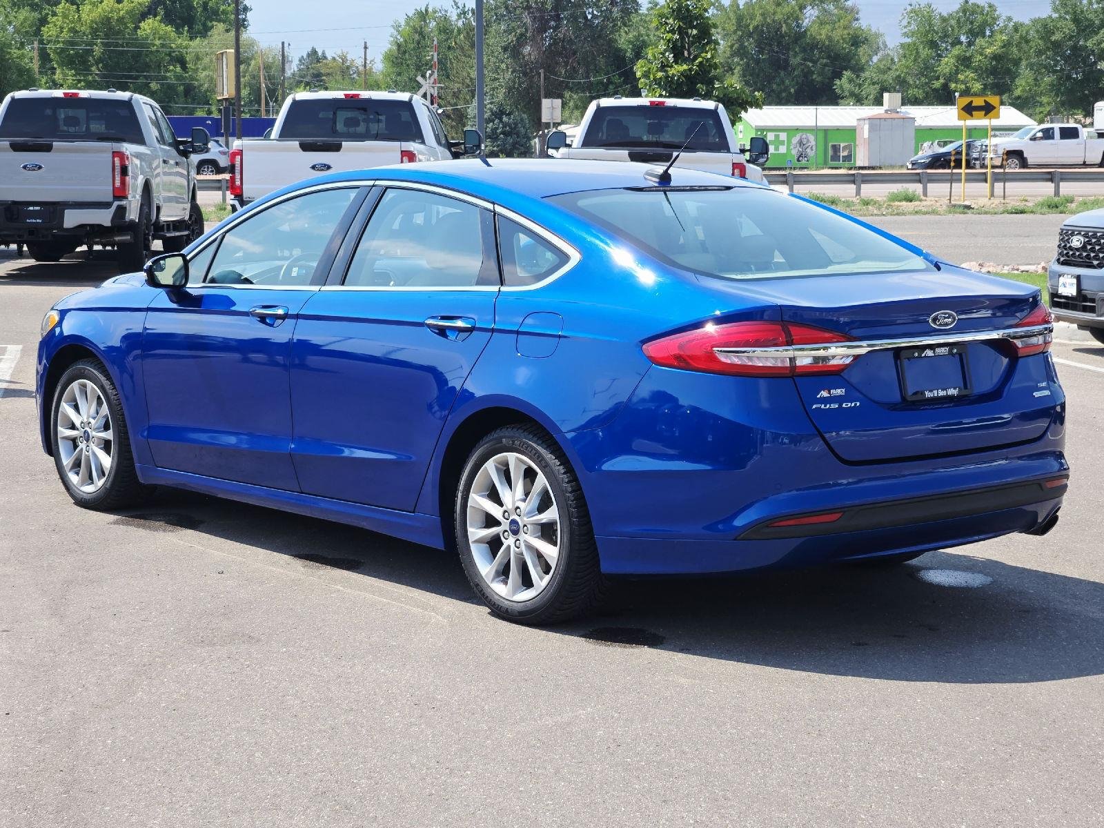 Used 2017 Lightning Blue Ford SE image 6