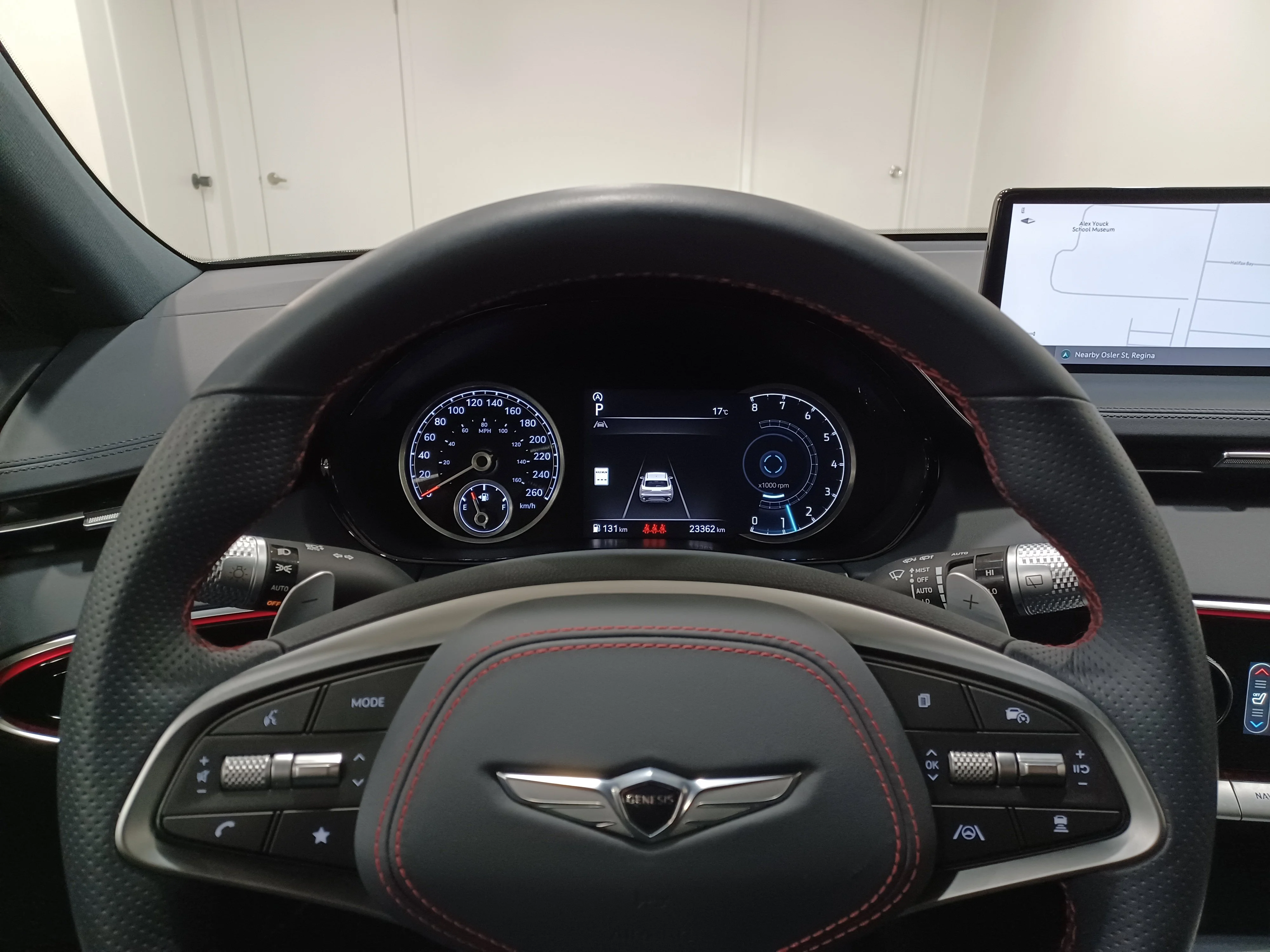 Certified Used 2025 Vik Black Genesis 3.5T Sport AWD*Adaptive Cruise | Remote Start | Nav | Head Up Display | Pano Roof | Cooled Leather image 15