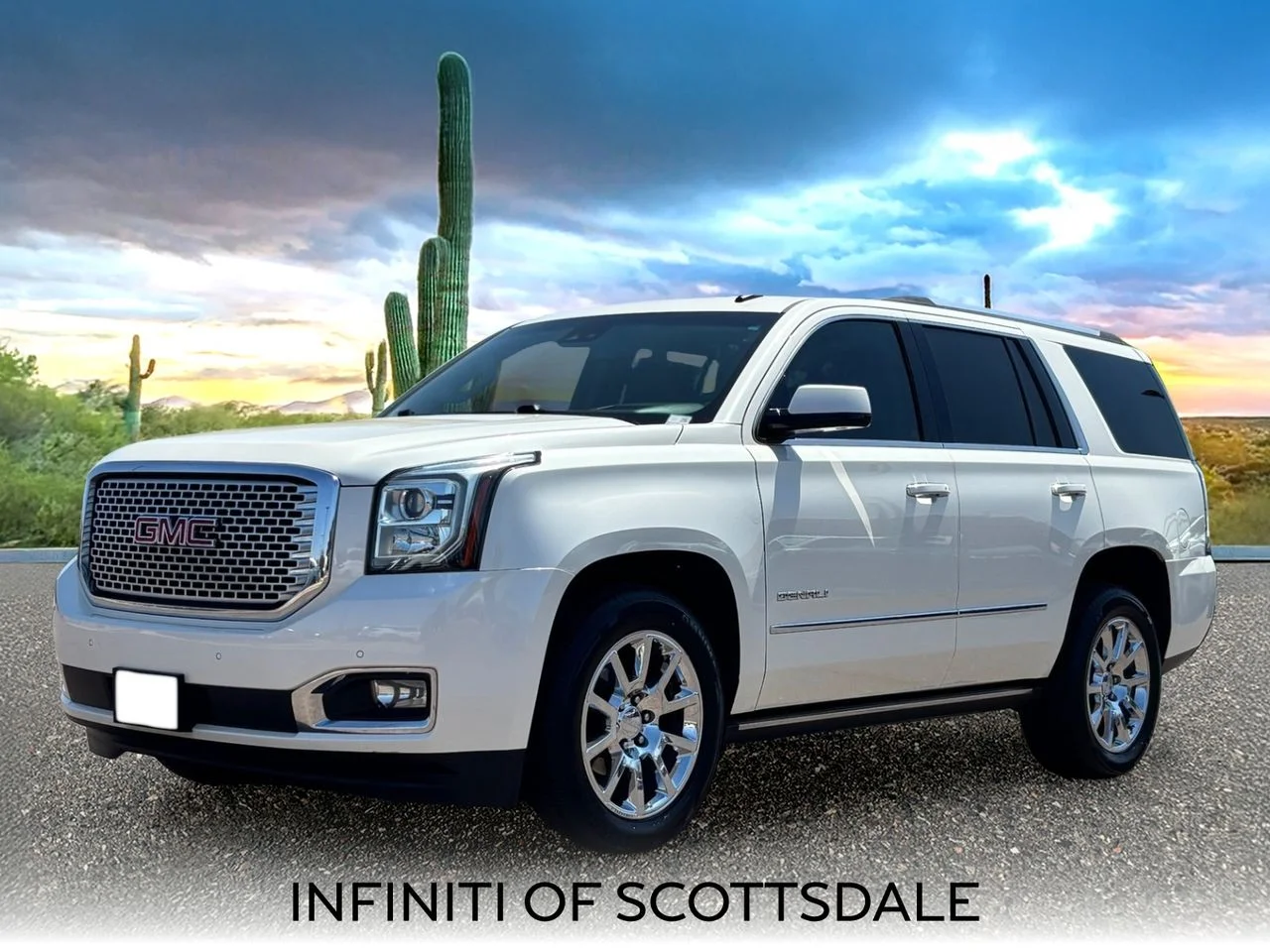 Used 2015 White Diamond Clearcoat GMC Denali image 1