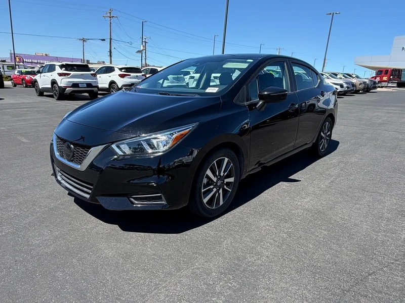 Used 2021 Super Black Nissan SV image 7