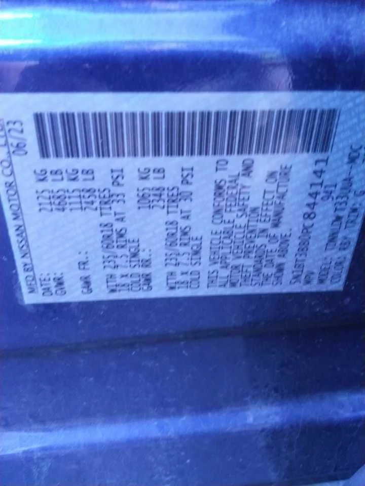 Used 2023 Blue Nissan SV image 15