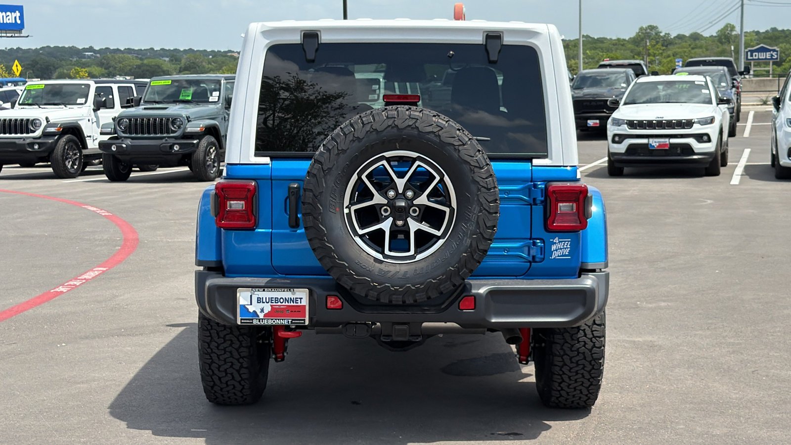 New 2026 Hydro Blue Pearl-Coat Exterior Paint Jeep Rubicon image 6
