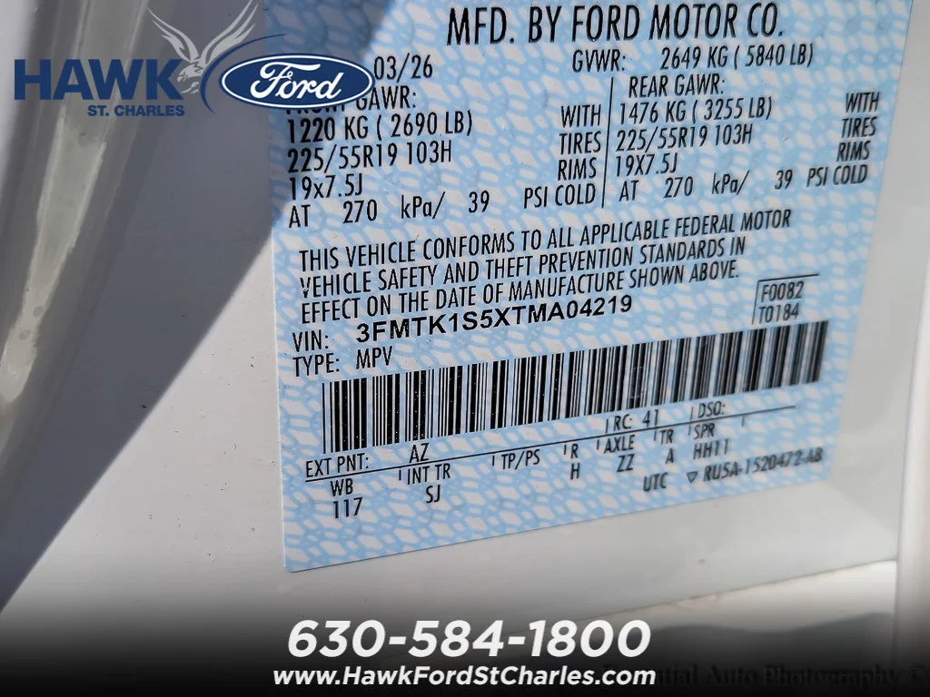 New 2026 Star White Metallic Tri-coat Ford Select image 21