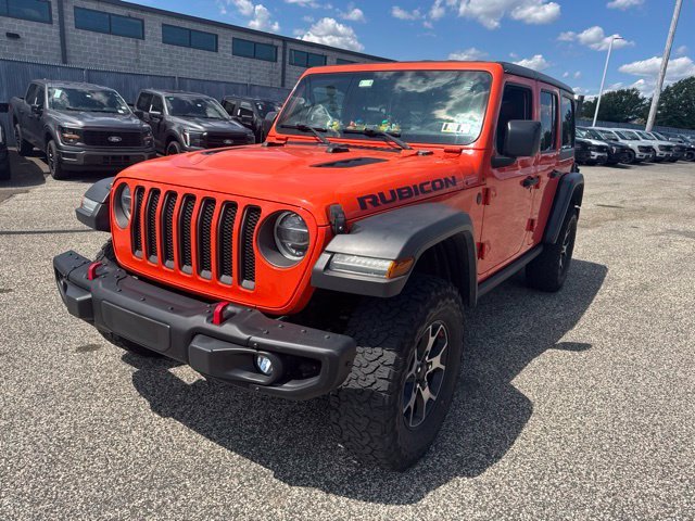 Used 2018 Orange Jeep Unlimited Rubicon image 4