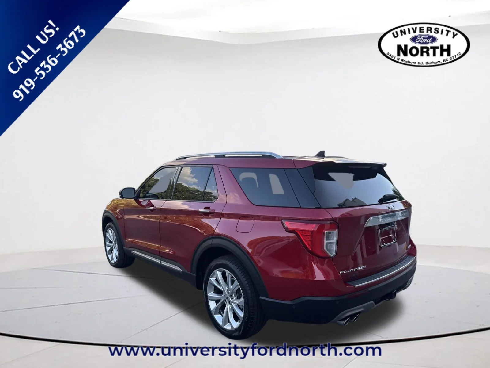 Used 2022 Rapid Red Metallic Tinted Clearcoat Ford Platinum image 5