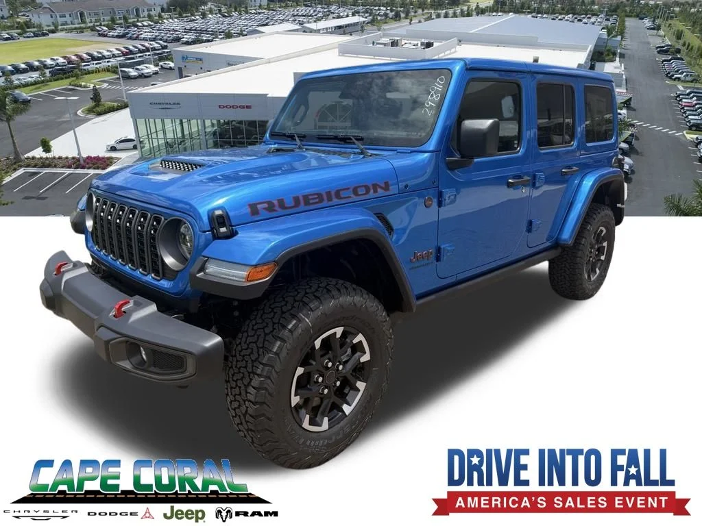 New 2026 Hydro Blue Pearl-Coat Exterior Paint Jeep Rubicon image 1