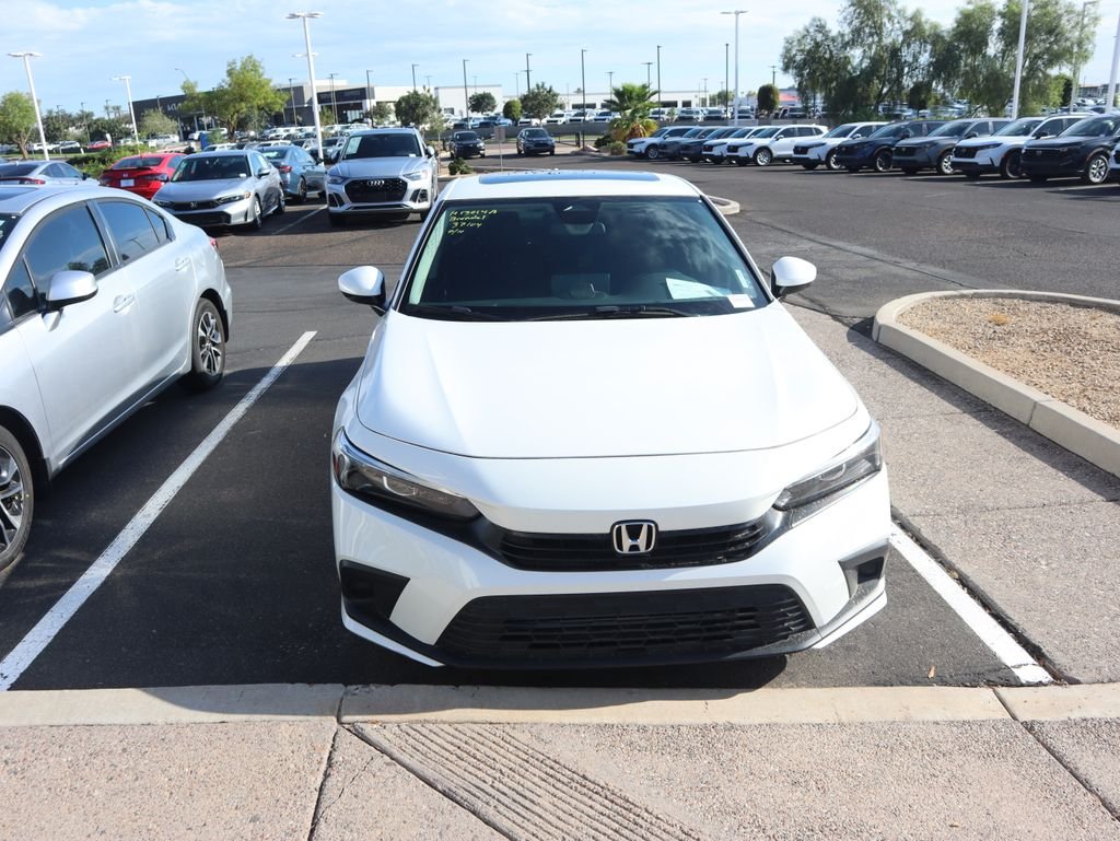 Certified Used 2024 Platinum White Pearl Honda EX image 2