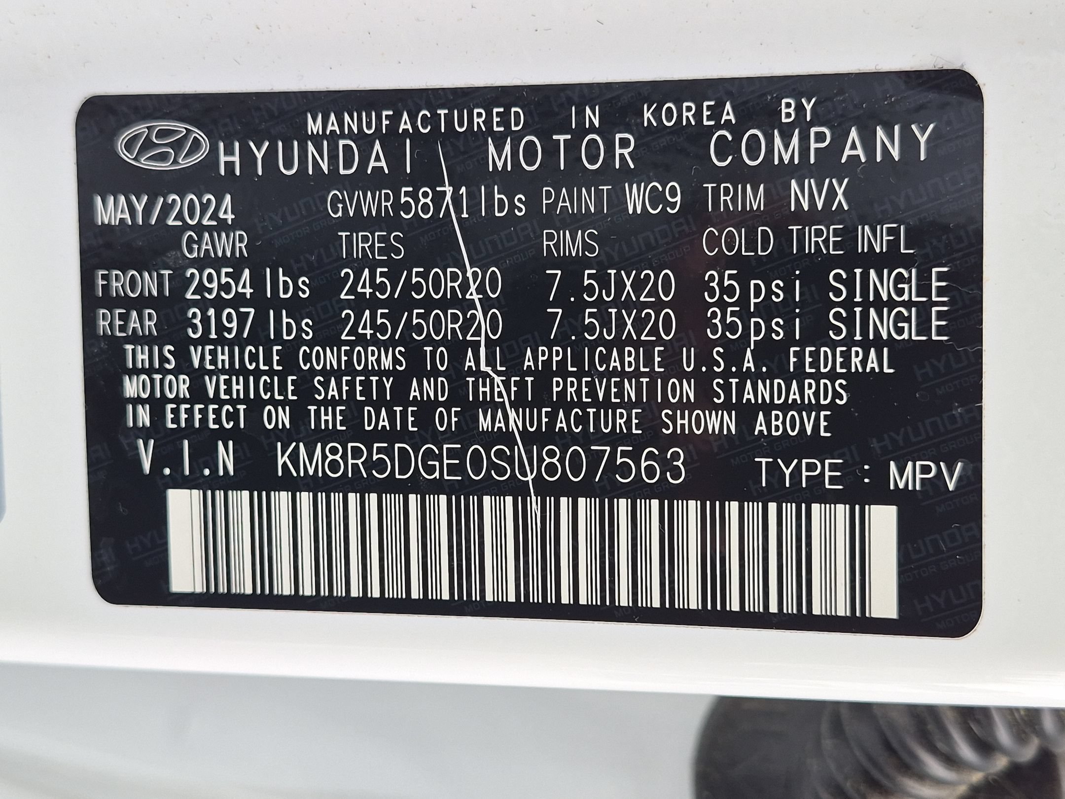 Used 2025 Hyper White Hyundai Limited image 40