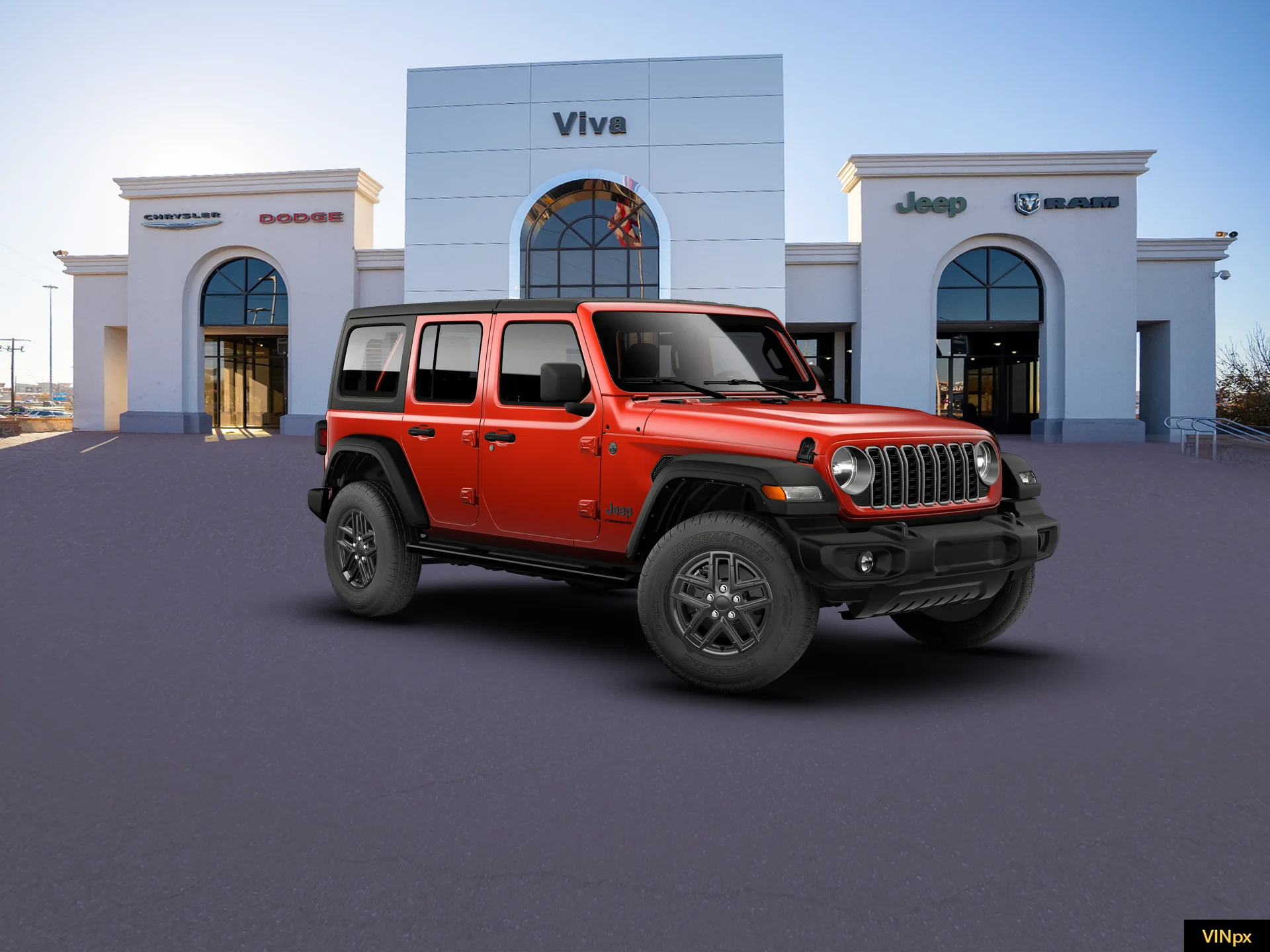 New 2026 Firecracker Red Clear-Coat Exterior Paint Jeep Sport image 23