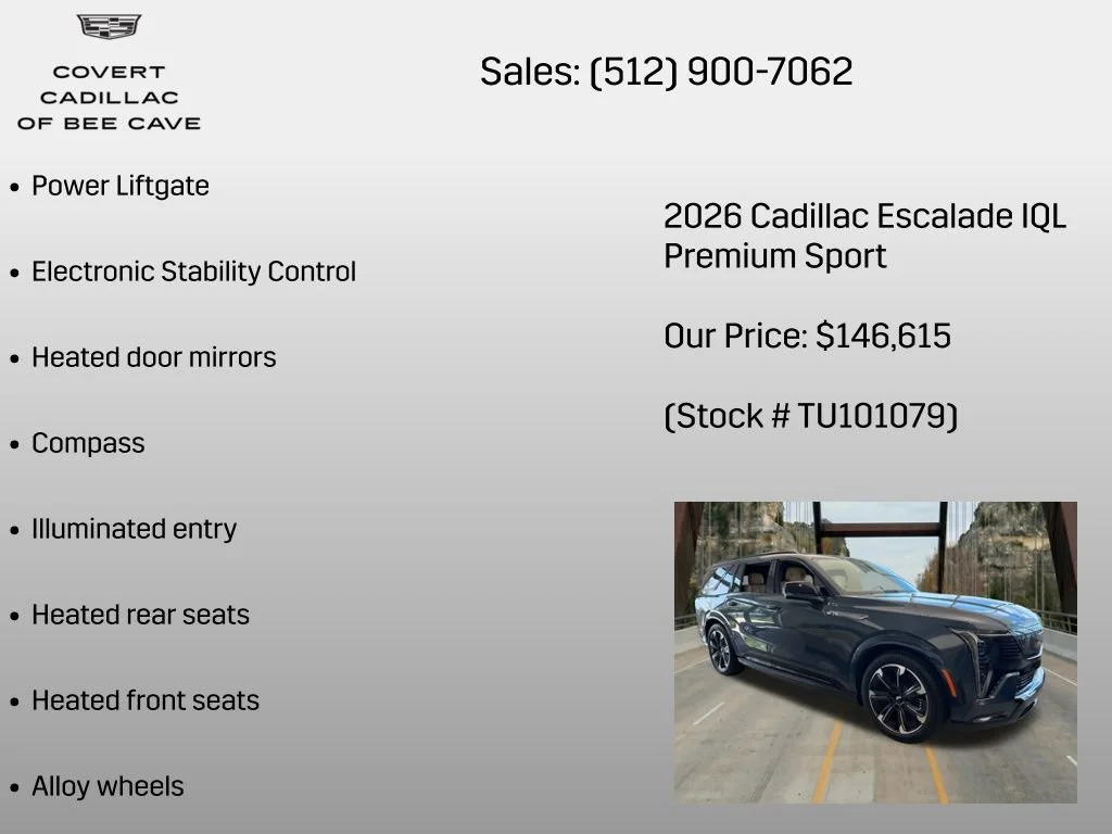 2026 Cadillac Escalade IQL Premium Sport - Photo 12