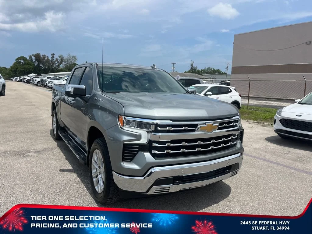 Used 2024 Sterling Gray Metallic Chevrolet LTZ image 3