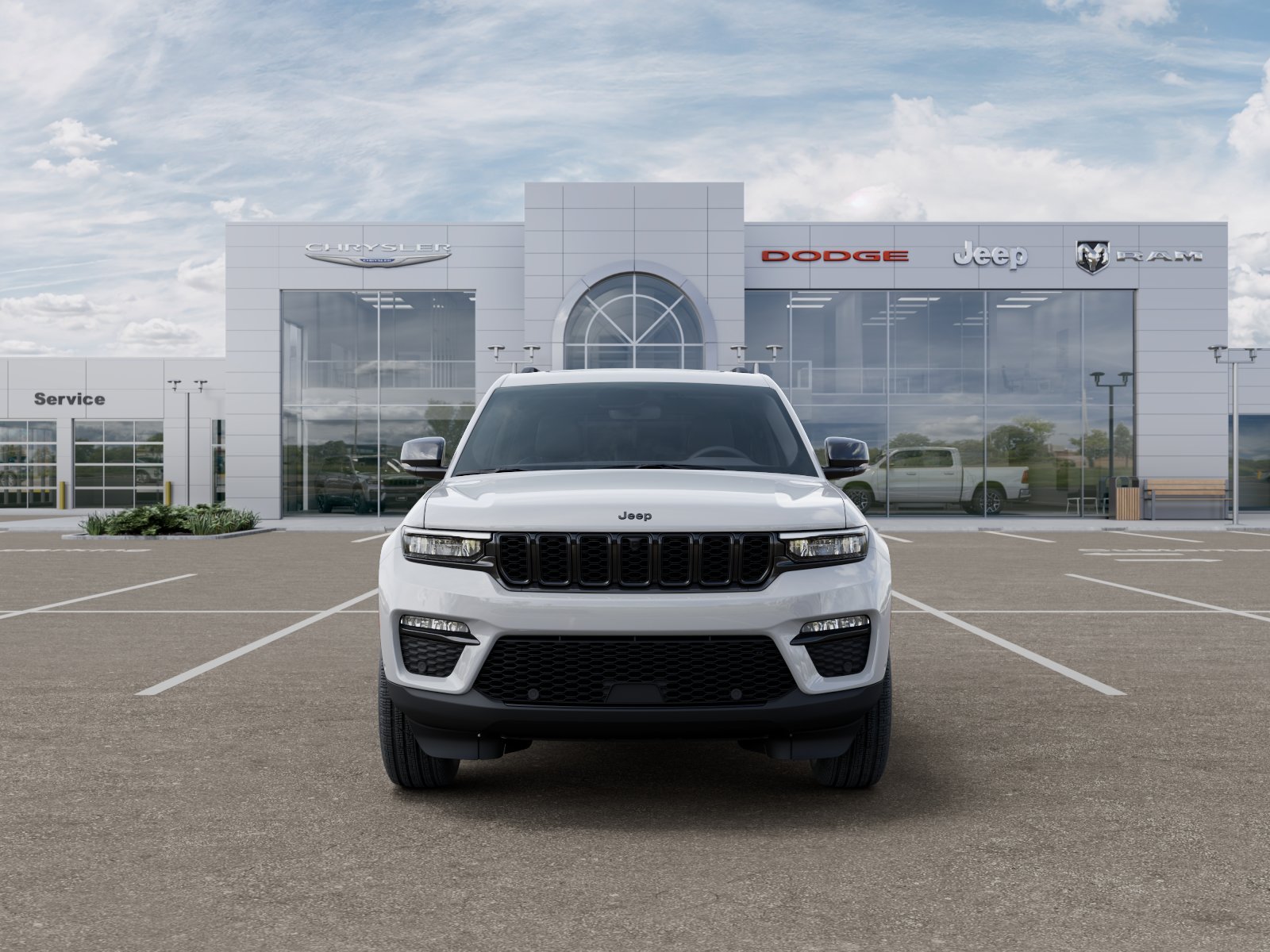 New 2025 Bright White Clear-Coat Exterior Paint Jeep Limited image 35