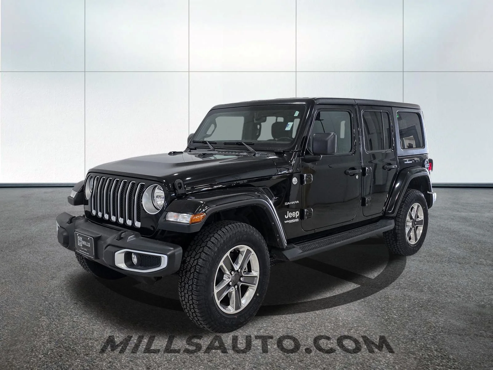 Certified Used 2021 Black Jeep Unlimited Sahara image 2