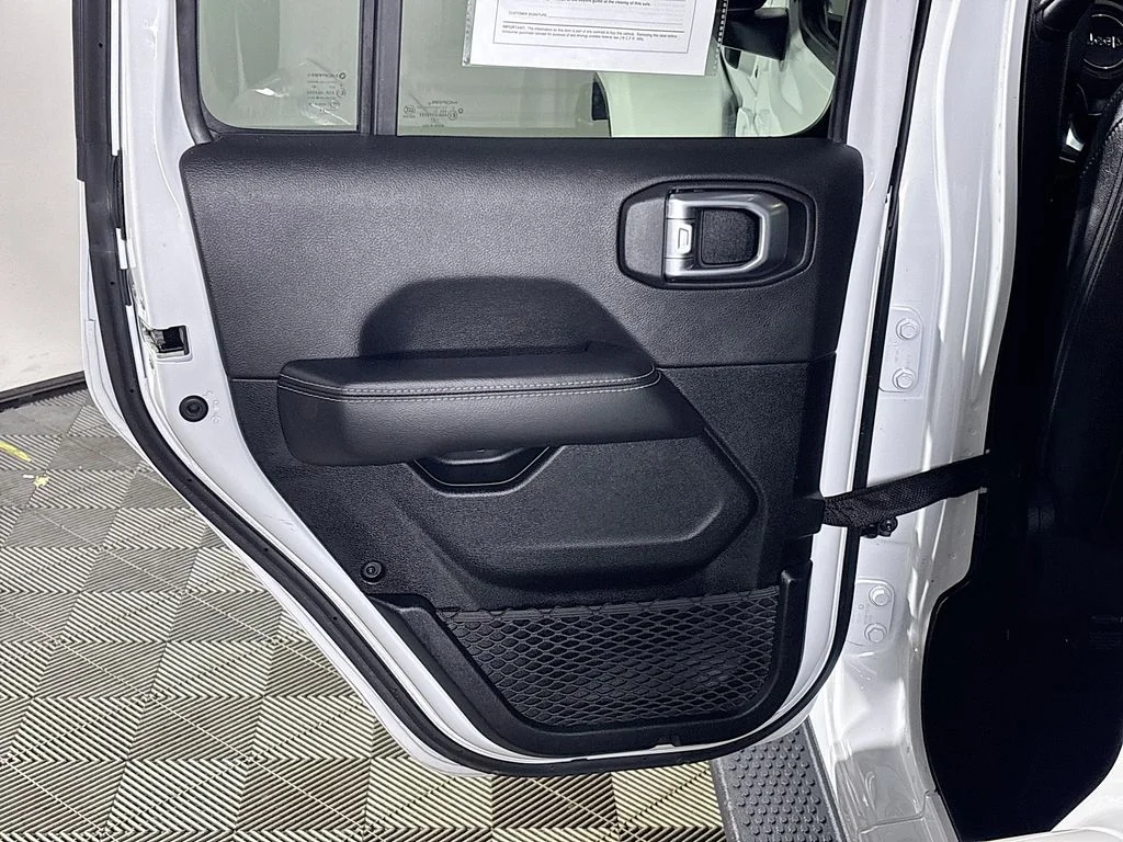 Used 2021 White Jeep Unlimited Sahara 4xe image 19