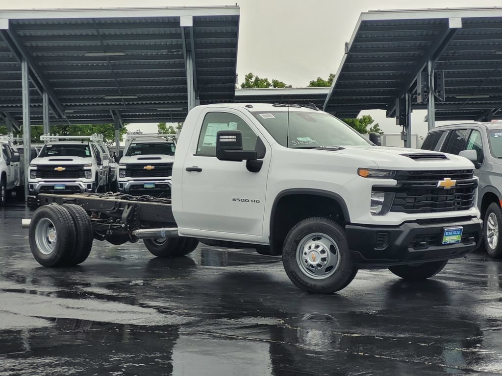2026 Chevrolet Silverado 3500 HD Chassis Cab Work Truck Regular Cab for sale - Stock #26F0076 - White - New at My True Fleet