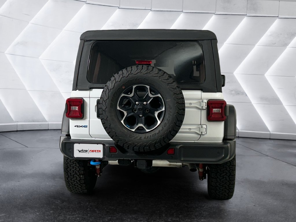 Used 2022 White Jeep Unlimited Rubicon 4xe image 5