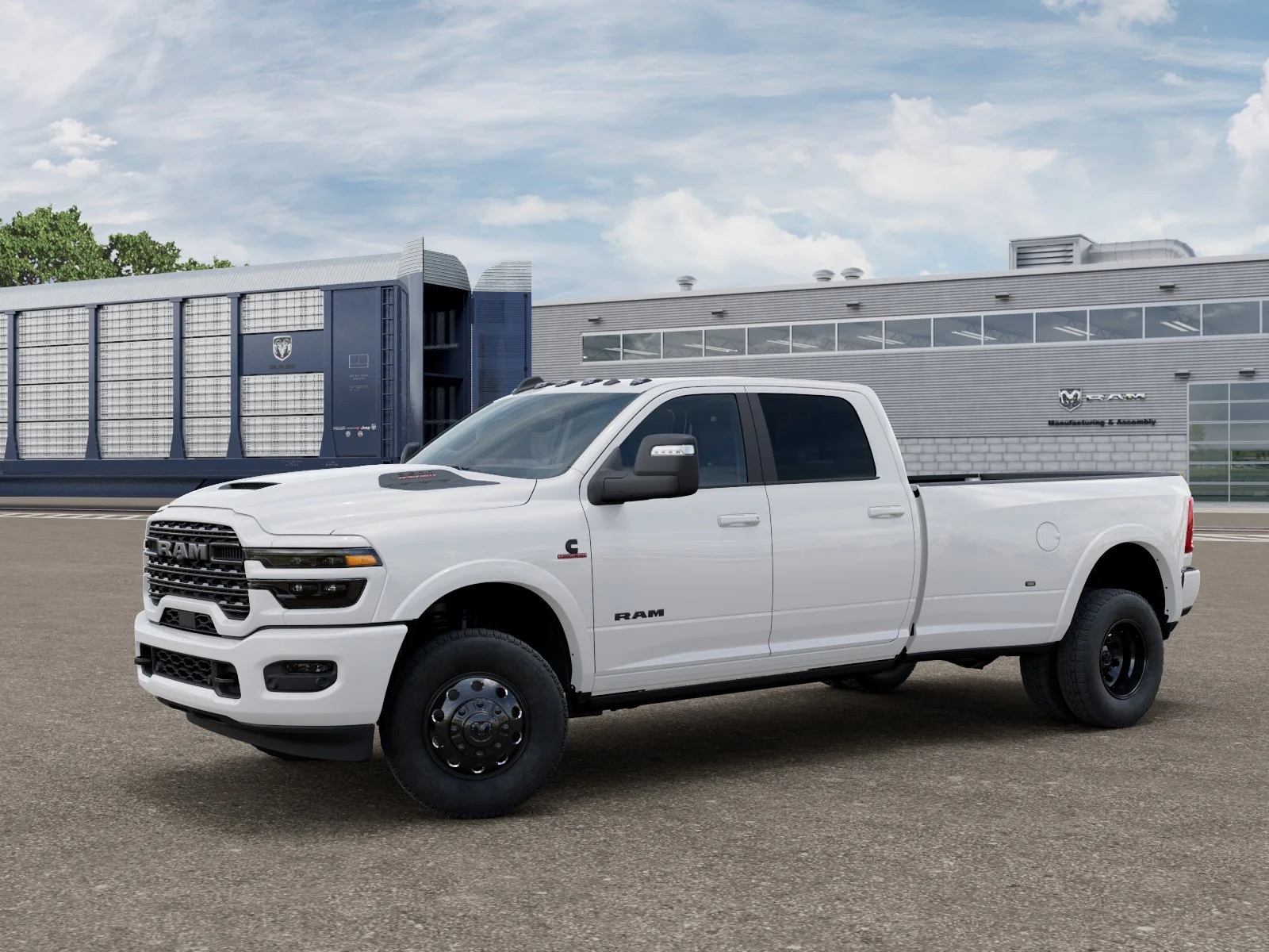 New 2026 Bright White Clear-Coat Exterior Paint RAM Limited image 1