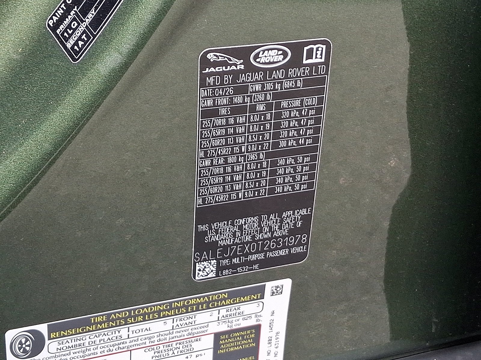 New 2026 Woolstone Green Land Rover  image 17
