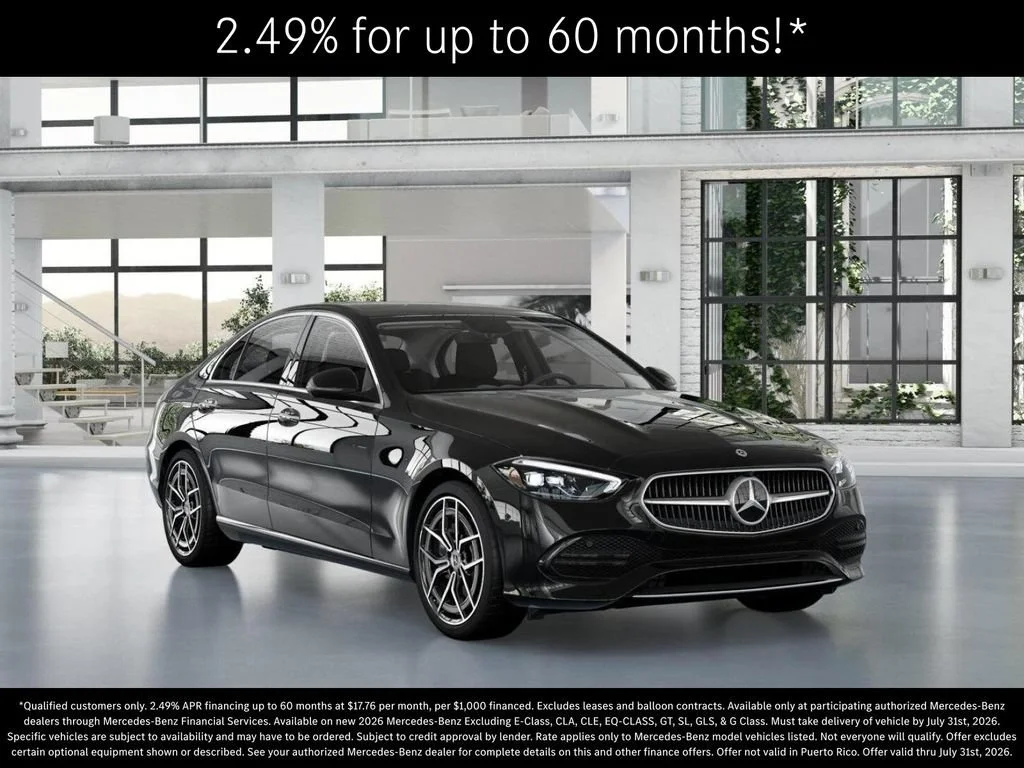 New 2026 Black Mercedes-Benz C 300 image 52
