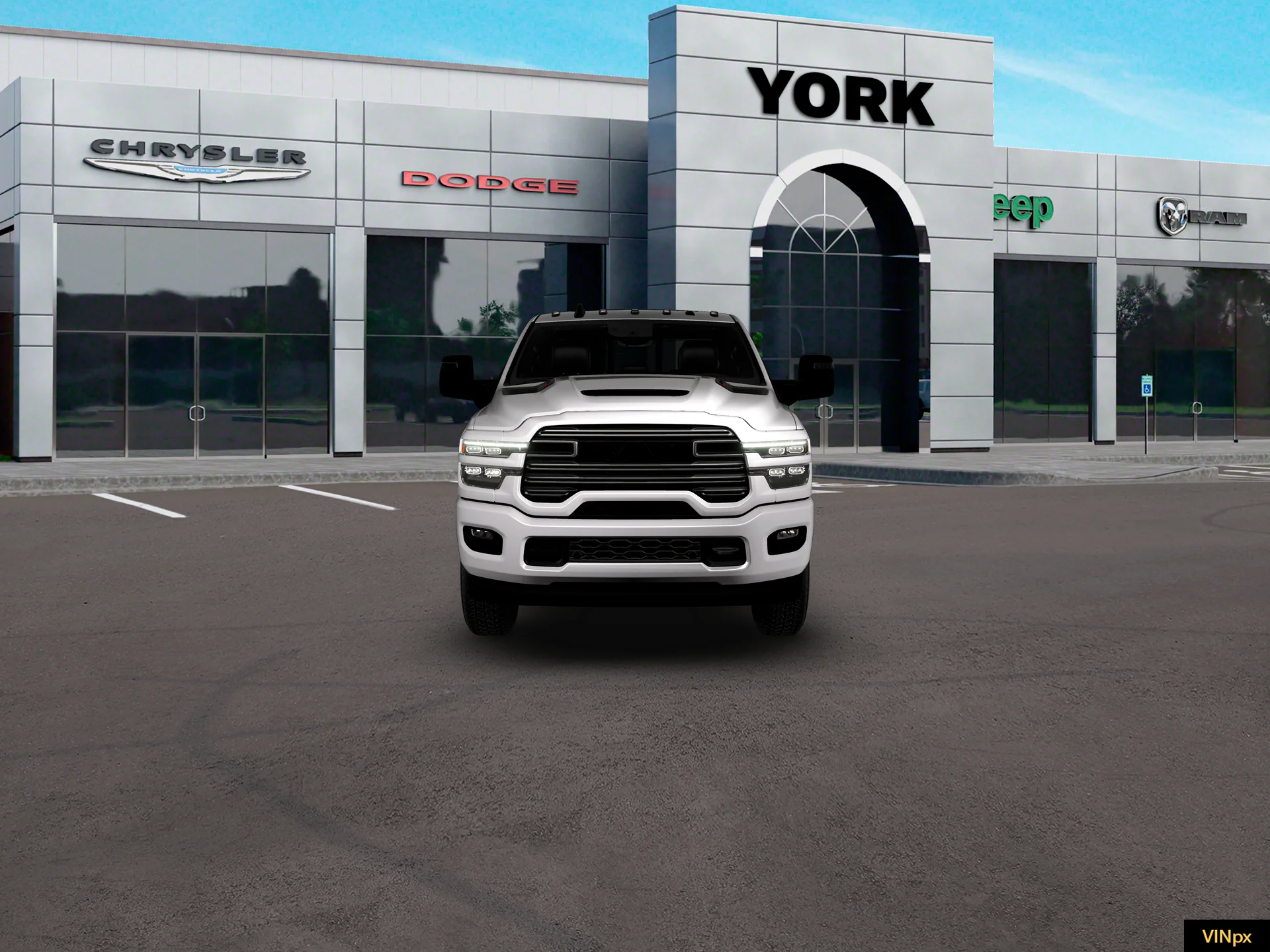 New 2026 Bright White Clear-Coat Exterior Paint RAM LARAMIE image 21