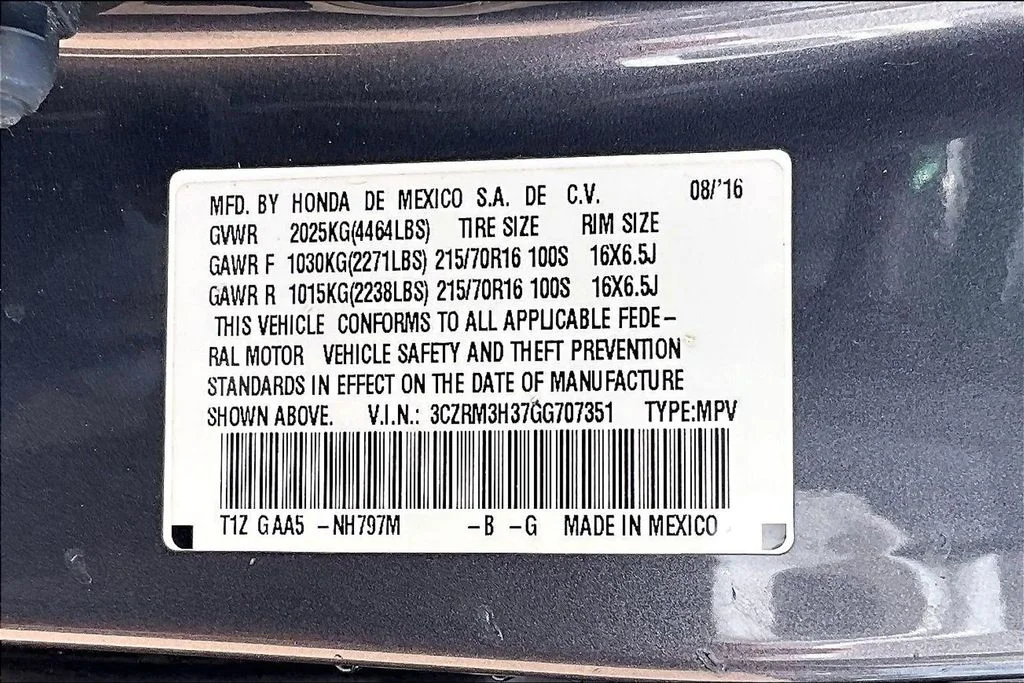 Used 2016 Gray Honda LX image 27