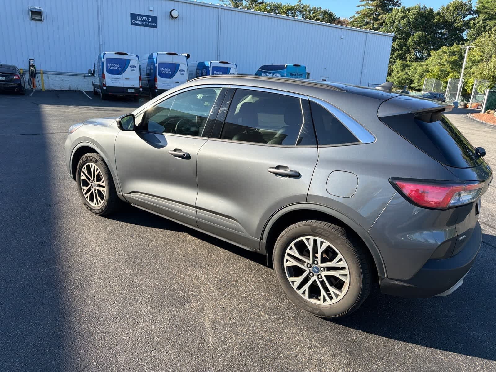 Used 2022 Carbonized Gray Metallic Ford SEL image 8