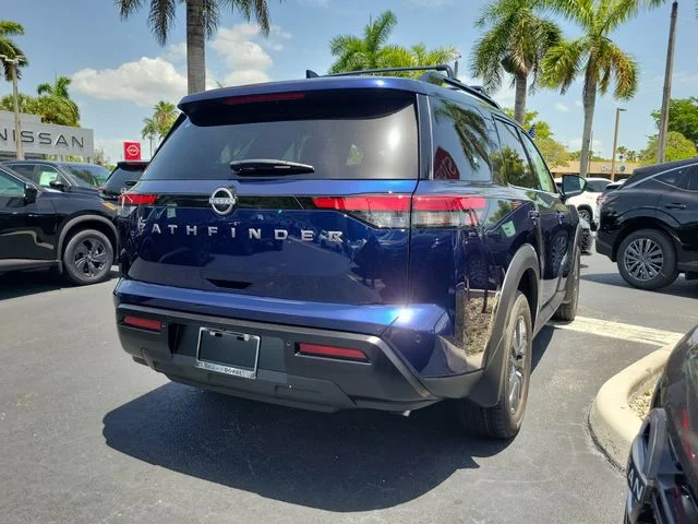 New 2026 Deep Ocean Blue Pearl Nissan SV image 4