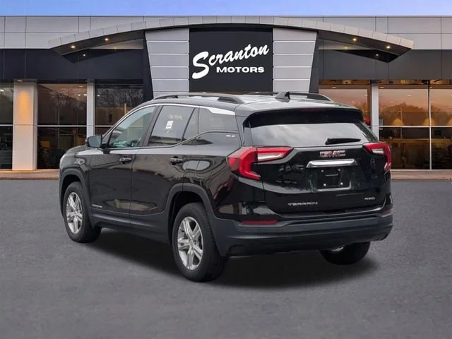 Used 2023 Ebony Twilight Metallic GMC SLE image 3
