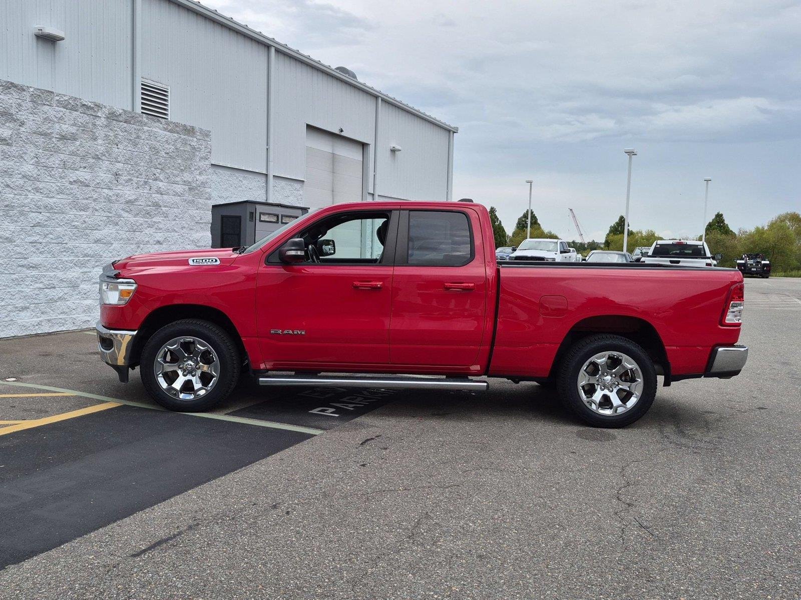 Used 2021 Flame Red Clearcoat Ram Big Horn image 2