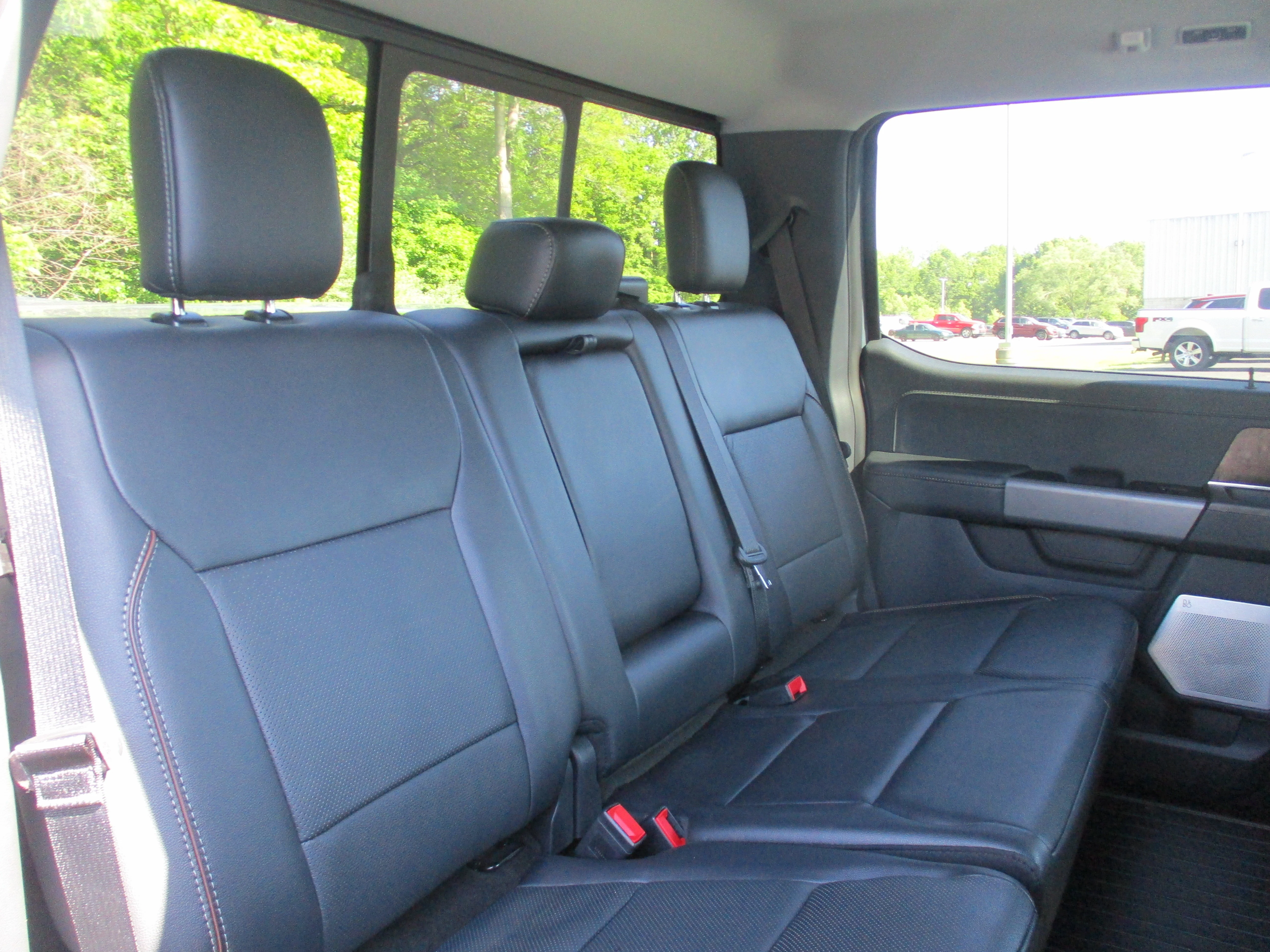Used 2023 Azure Gray Metallic Tri-Coat Ford LARIAT image 48