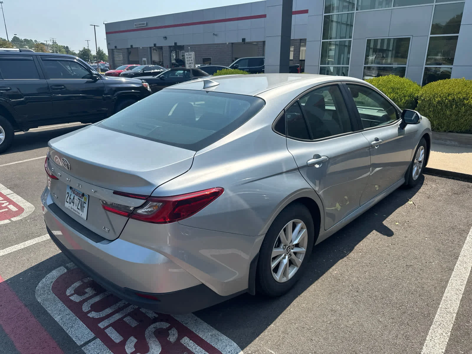 Used 2025 Celestial Silver Metallic Toyota LE image 4