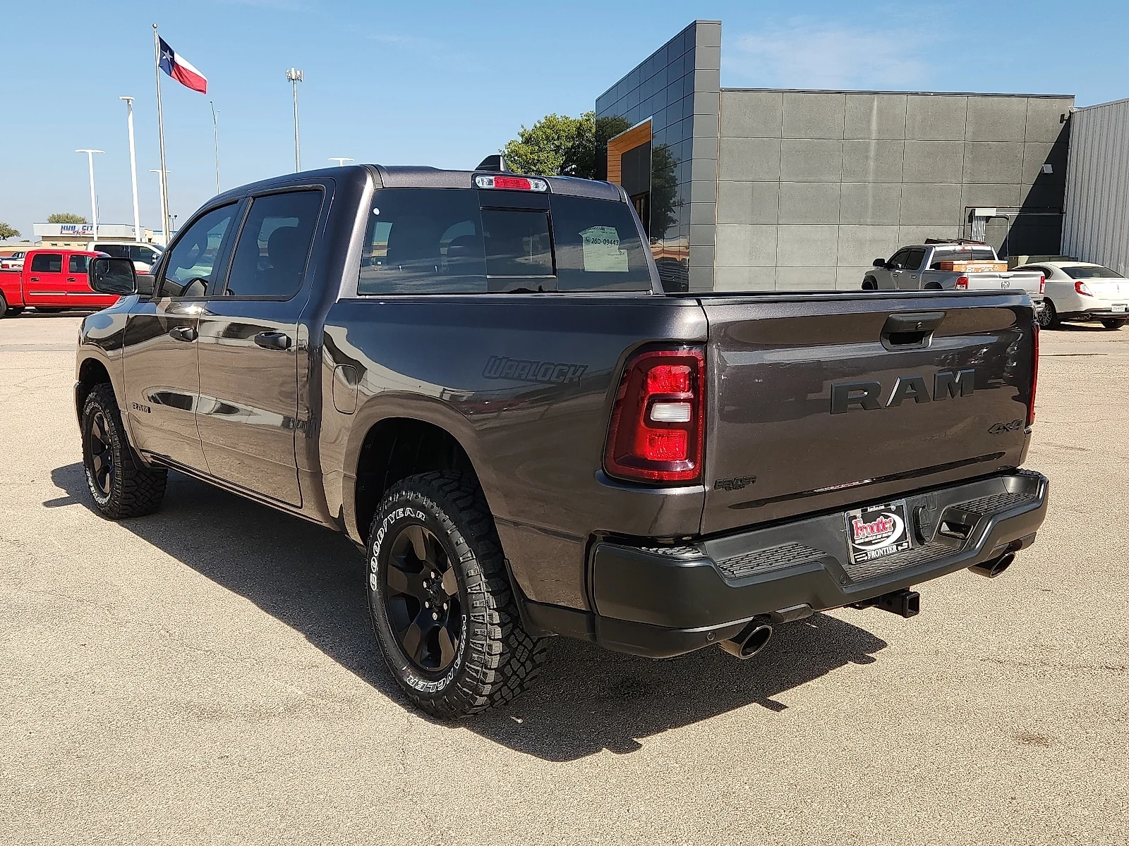 New 2026 Granite Crystal Metallic Clear-Coat  Paint Ram WARLOCK CREW CAB 4X4 5