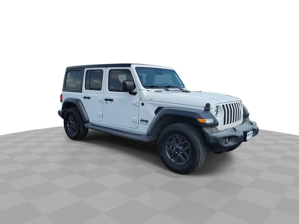 Used 2024 White Jeep 4-Door Sport S 4x4 image 2