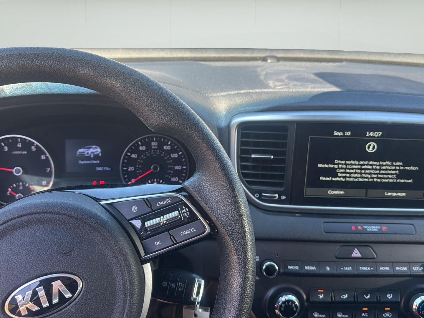 Used 2020 Black Cherry Kia LX image 10